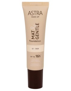 Astra Mat&gentle Foundation - Fondotinta Opaco Naturale - 01 Fair